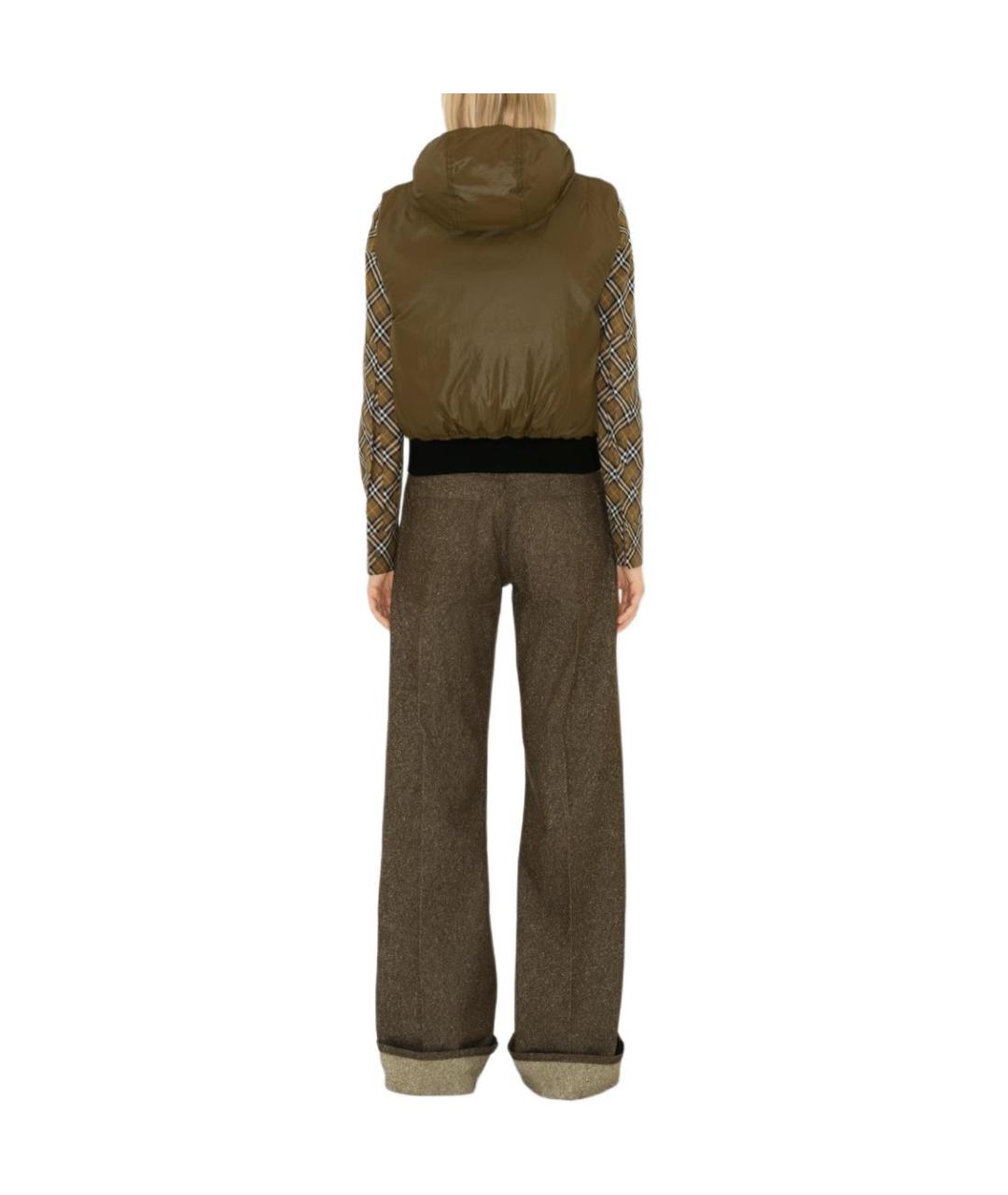 BURBERRY Хаки пуховик, фото 3