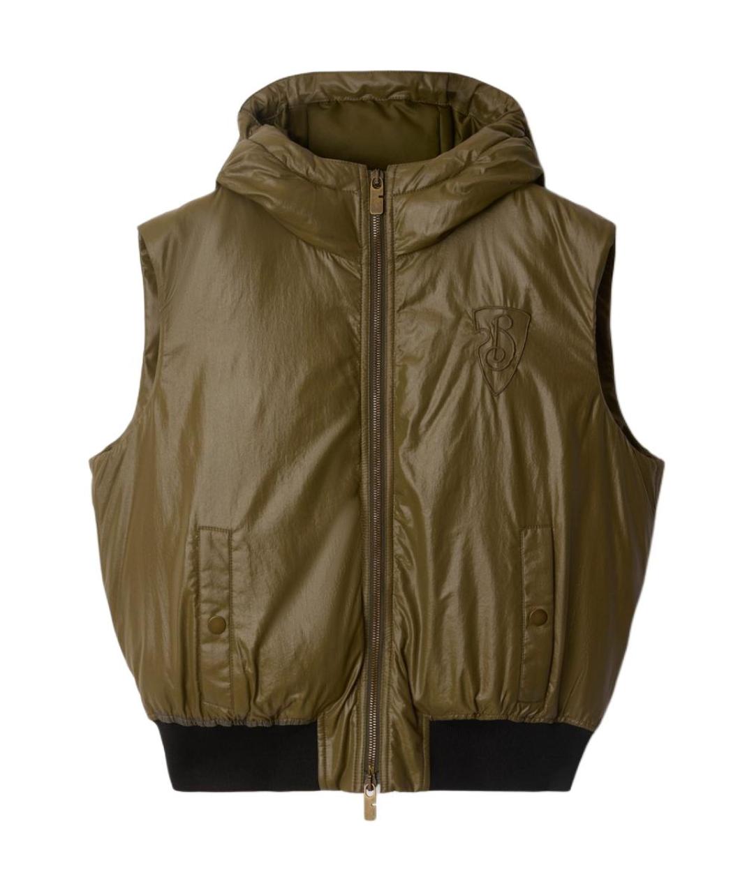 BURBERRY Хаки пуховик, фото 1