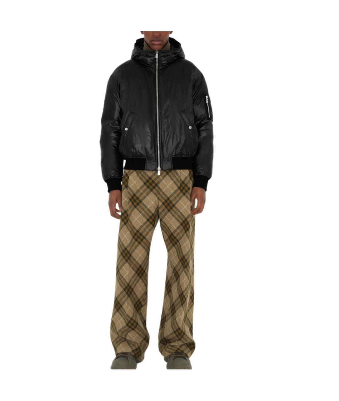BURBERRY Черный пуховик, фото 2