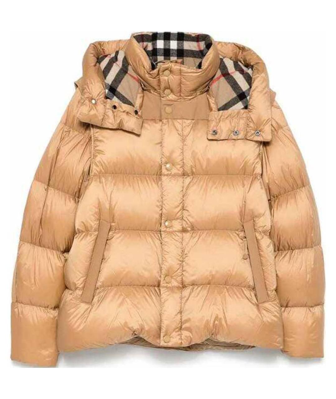 BURBERRY Коричневый пуховик, фото 1