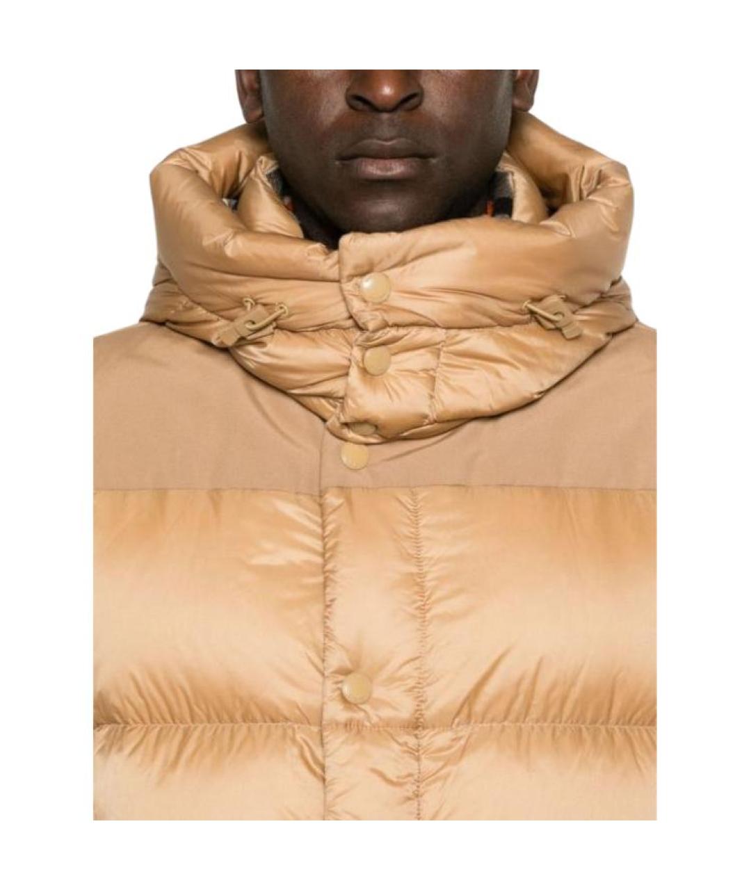 BURBERRY Коричневый пуховик, фото 5