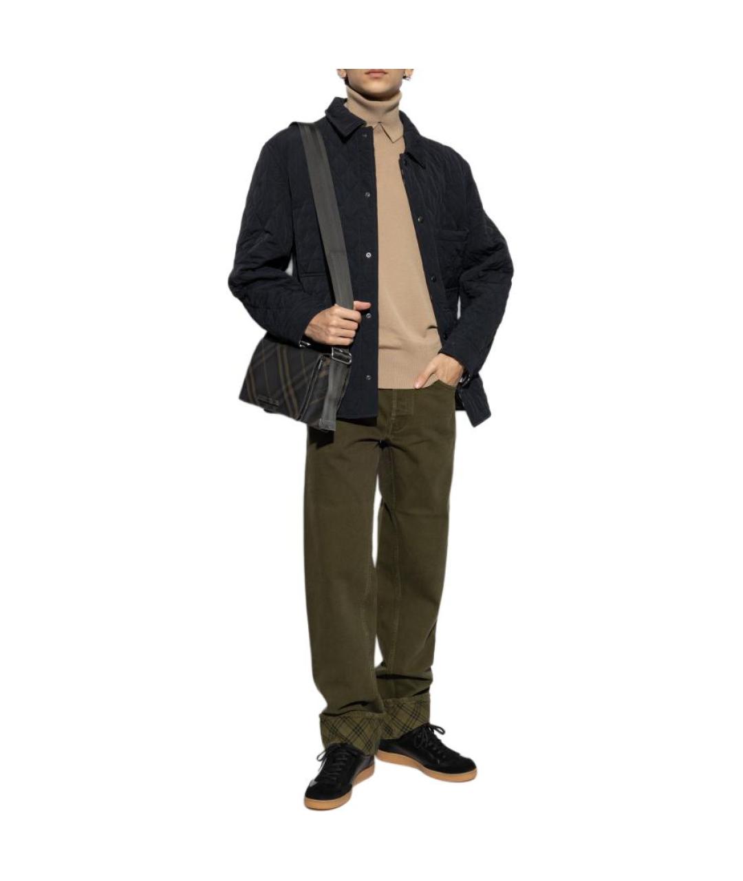 BURBERRY Темно-синяя куртка, фото 2