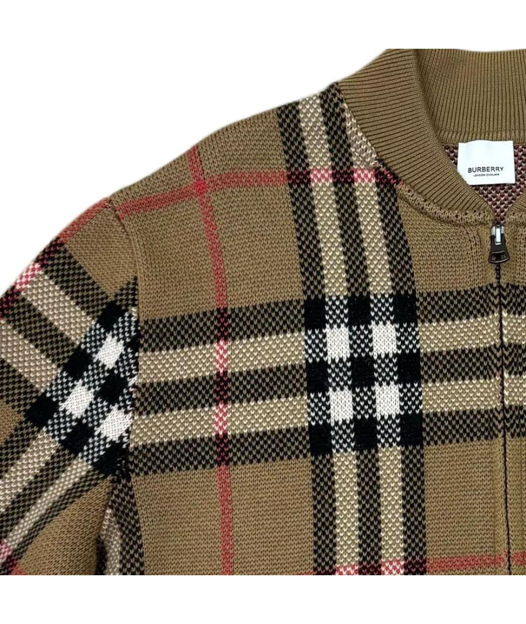 BURBERRY Коричневый джемпер / свитер, фото 4