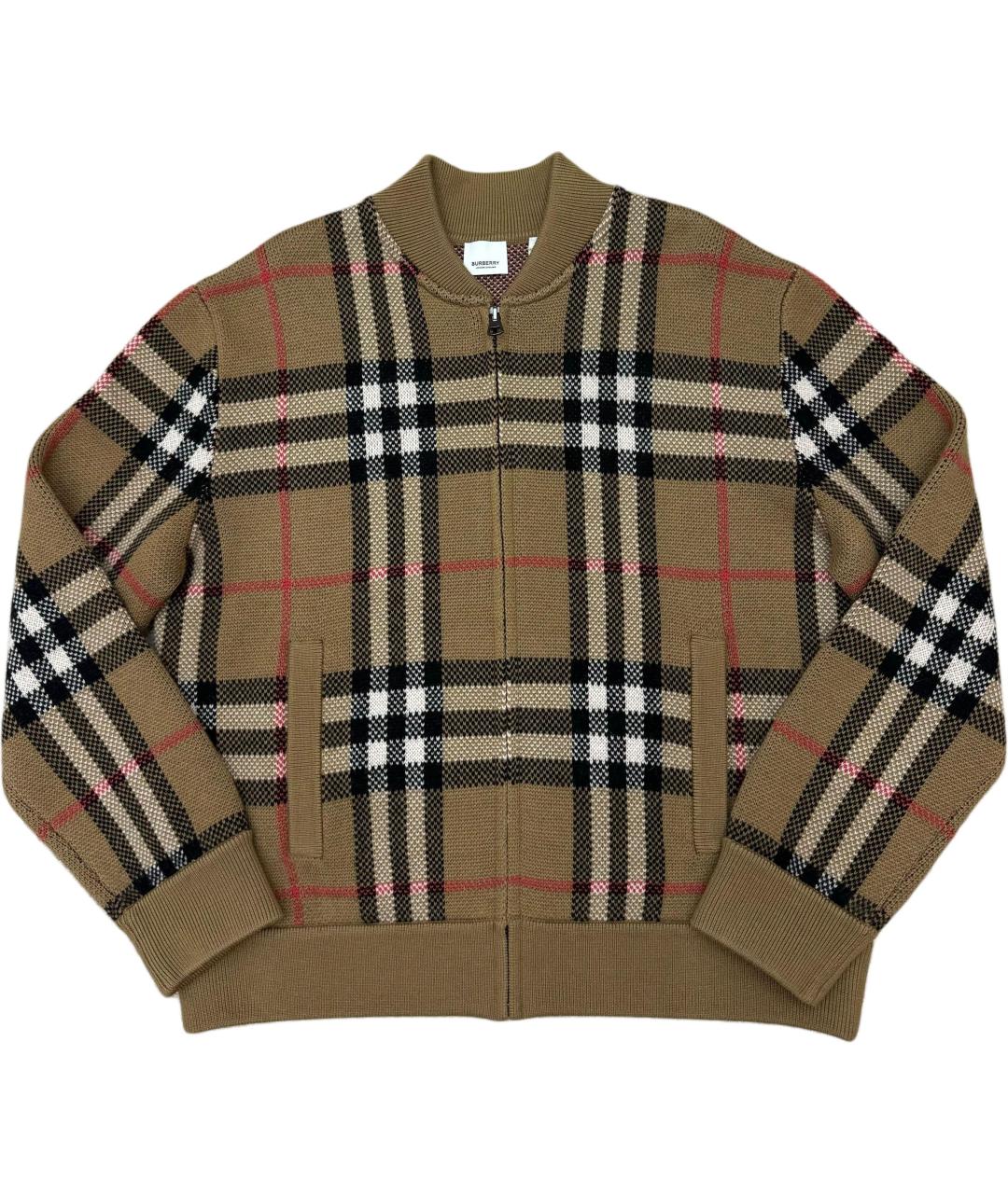 BURBERRY Коричневый джемпер / свитер, фото 1