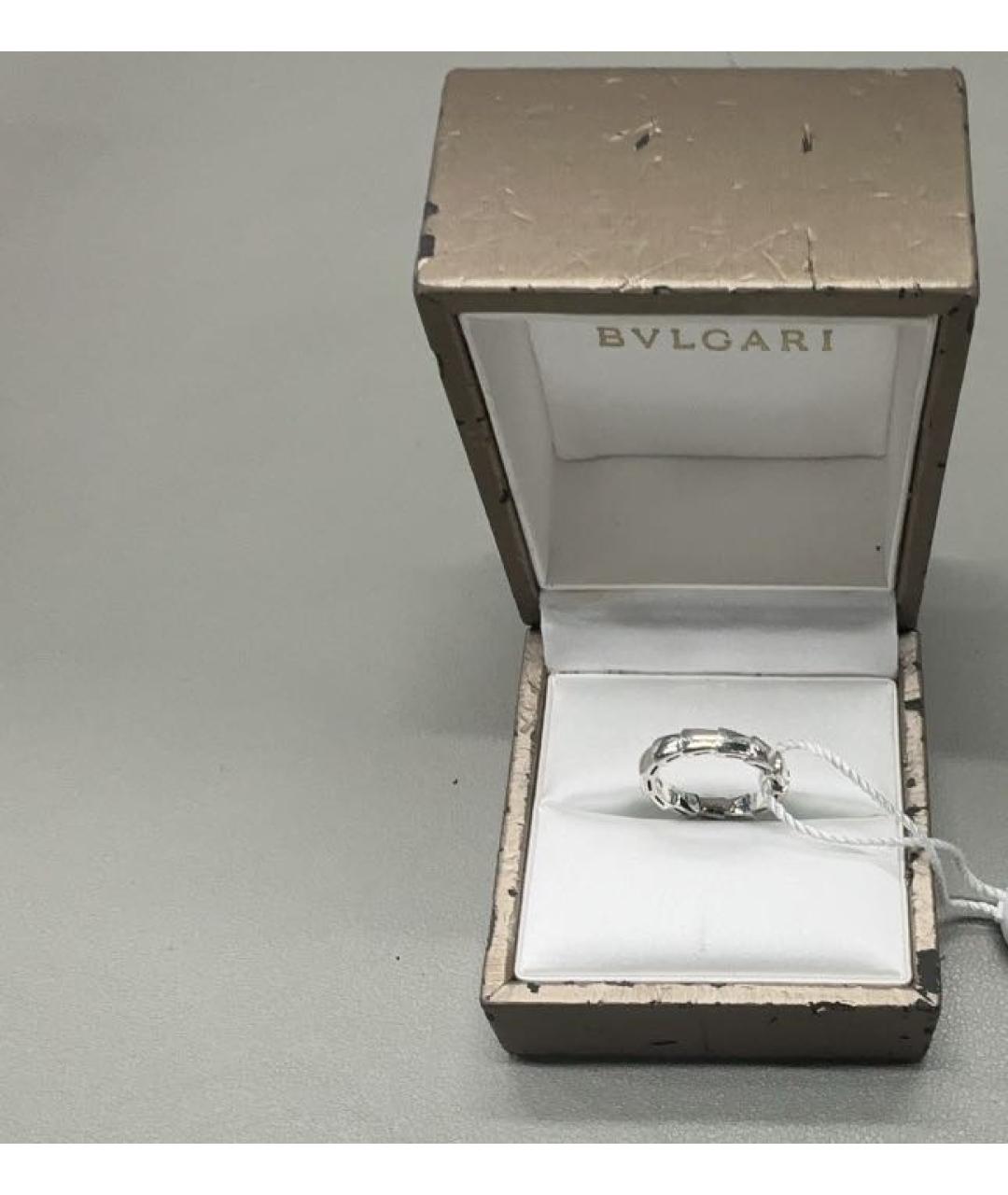 BVLGARI Серебряное кольцо из белого золота, фото 6