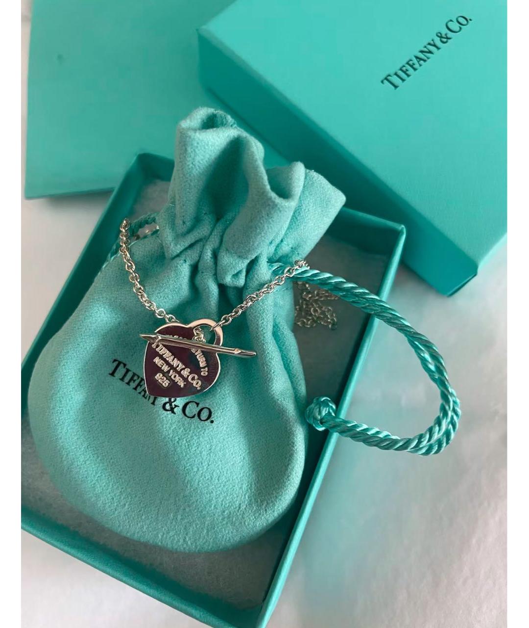 TIFFANY&CO Серебряная серебряная подвеска, фото 2