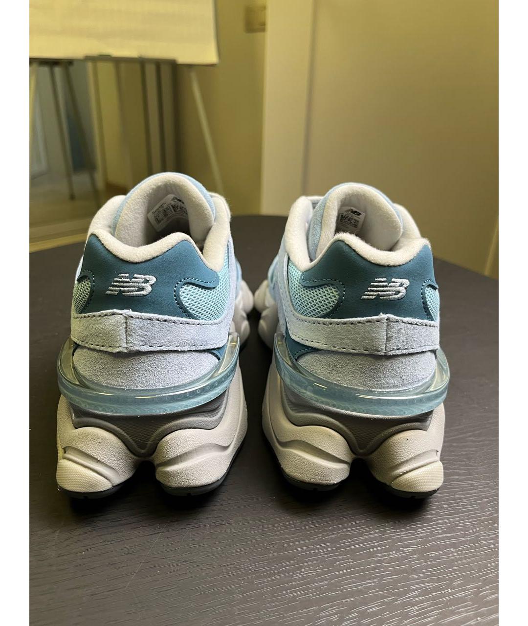 NEW BALANCE Голубые замшевые кроссовки, фото 4