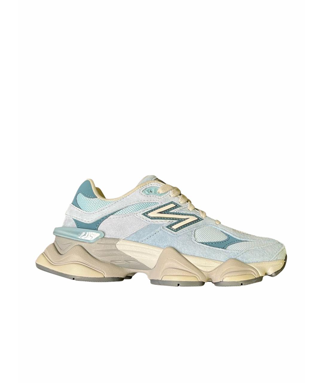 NEW BALANCE Голубые замшевые кроссовки, фото 1