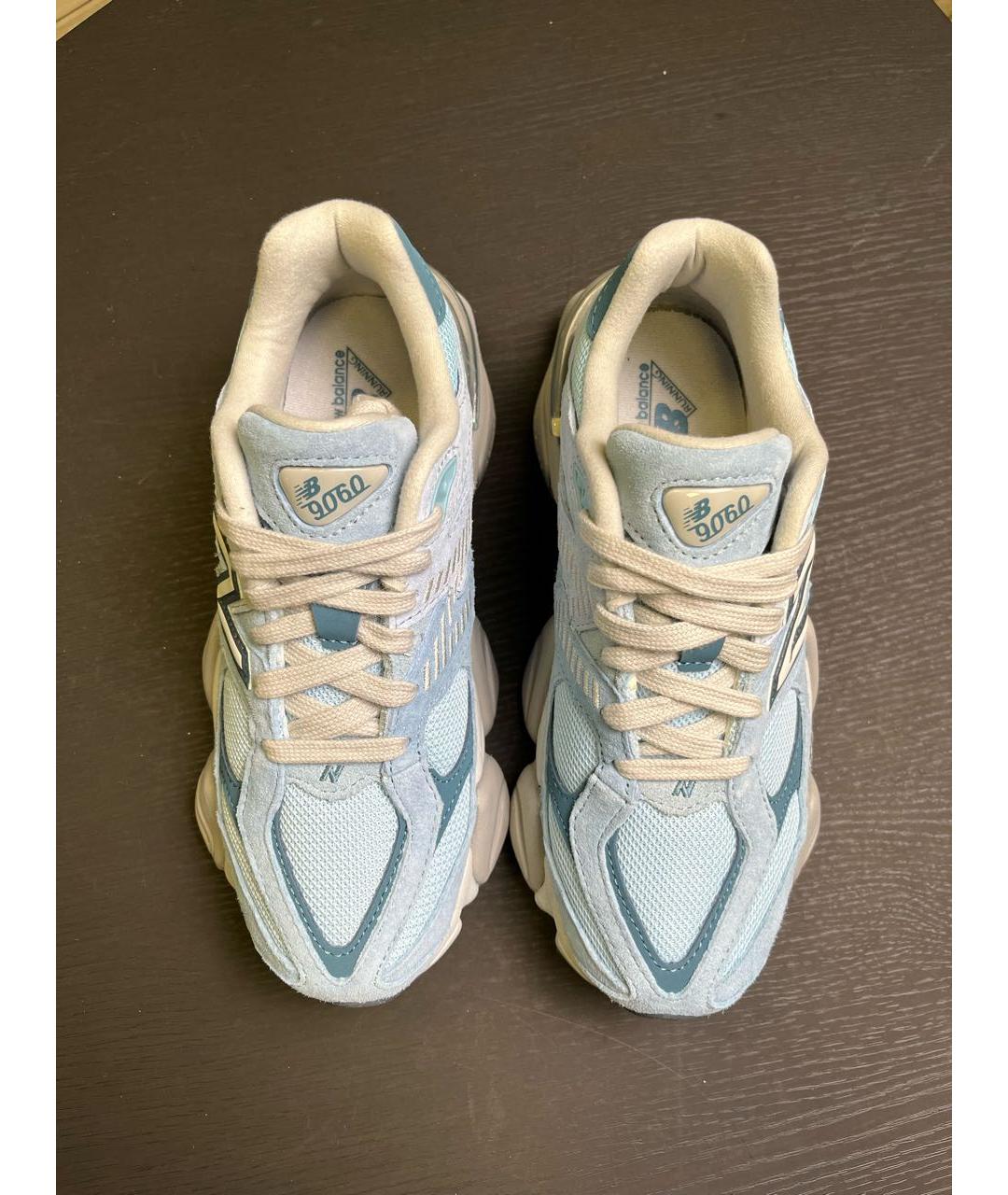 NEW BALANCE Голубые замшевые кроссовки, фото 3