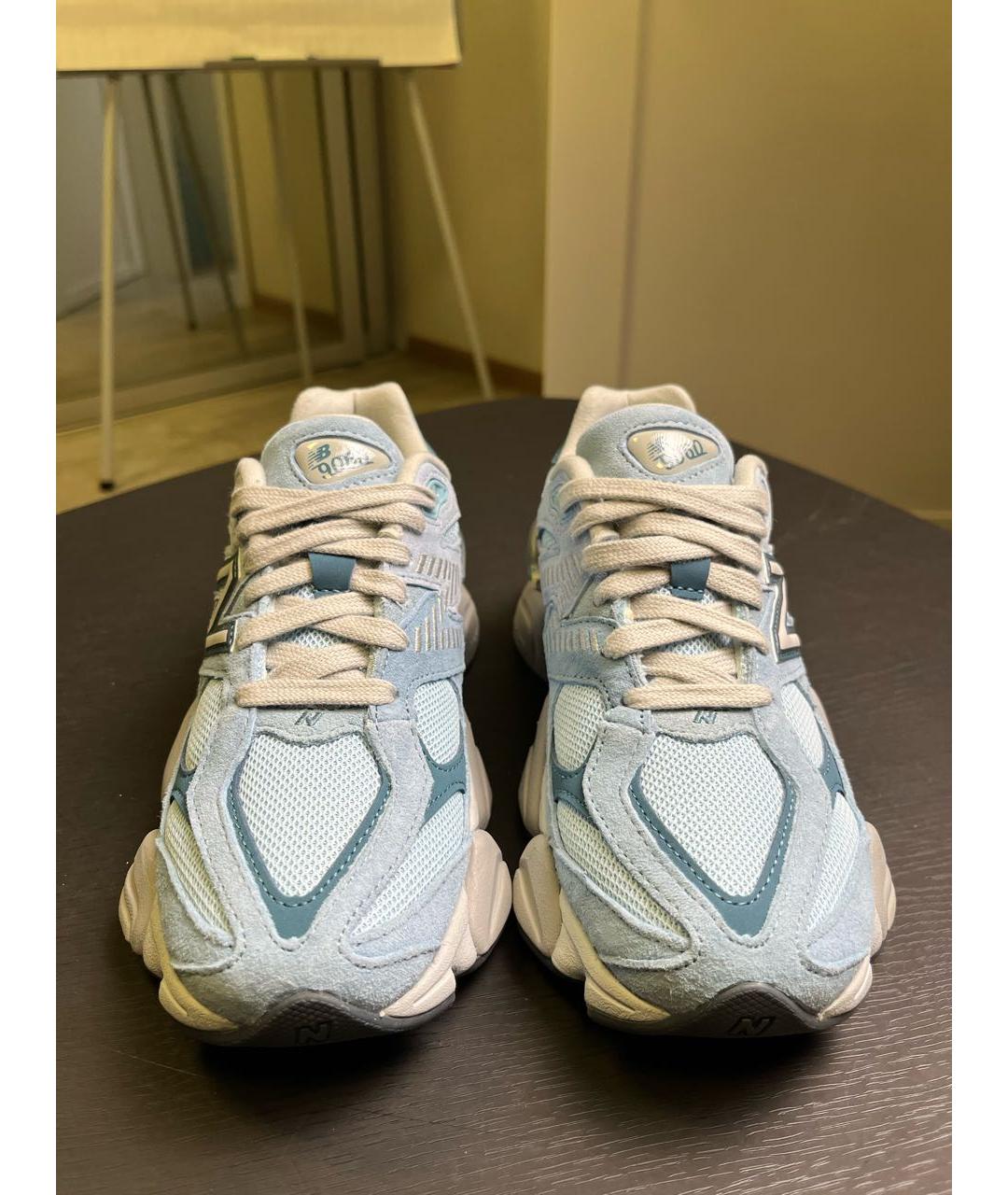 NEW BALANCE Голубые замшевые кроссовки, фото 2
