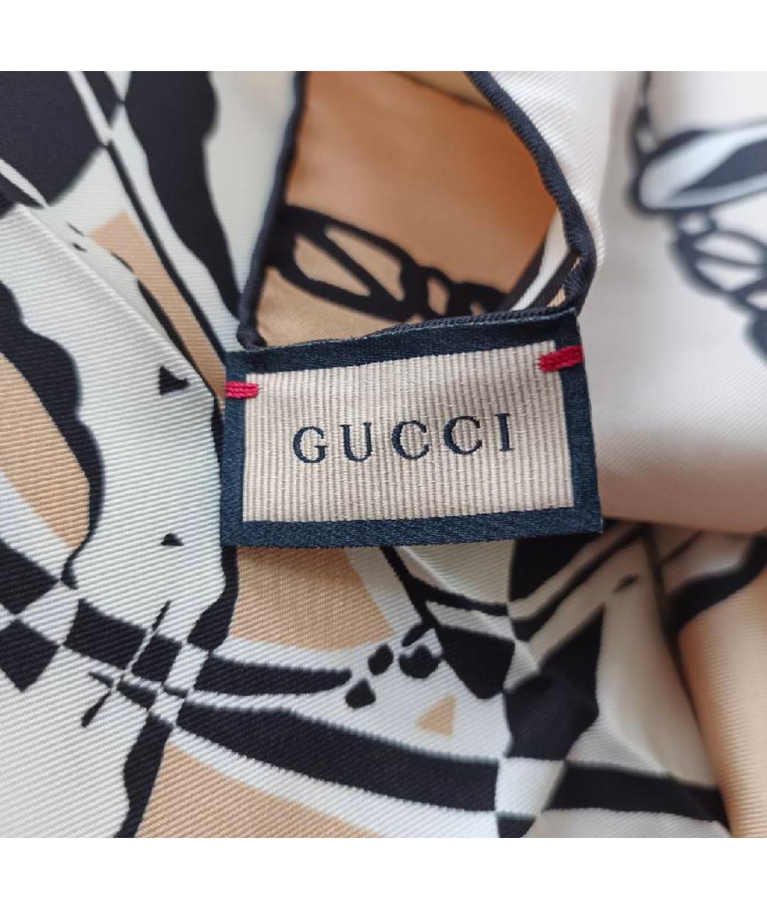 GUCCI Шелковый платок, фото 5