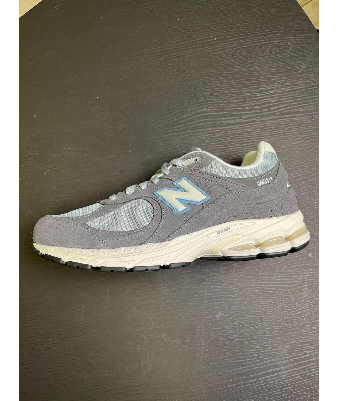 NEW BALANCE Серые текстильные низкие кроссовки / кеды, фото 5