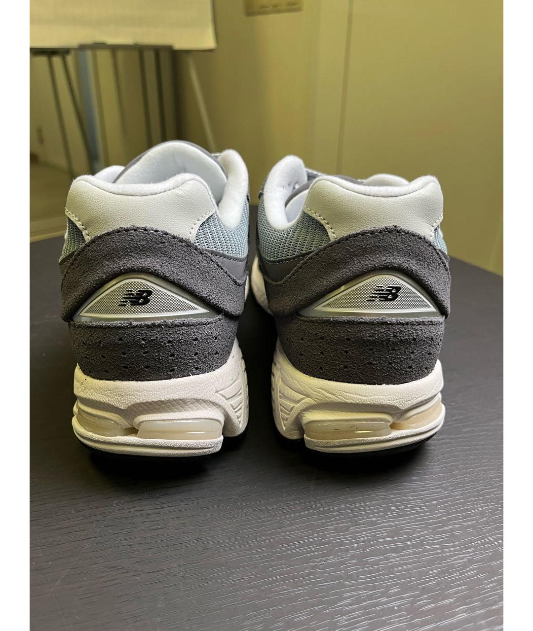 NEW BALANCE Серые текстильные низкие кроссовки / кеды, фото 4