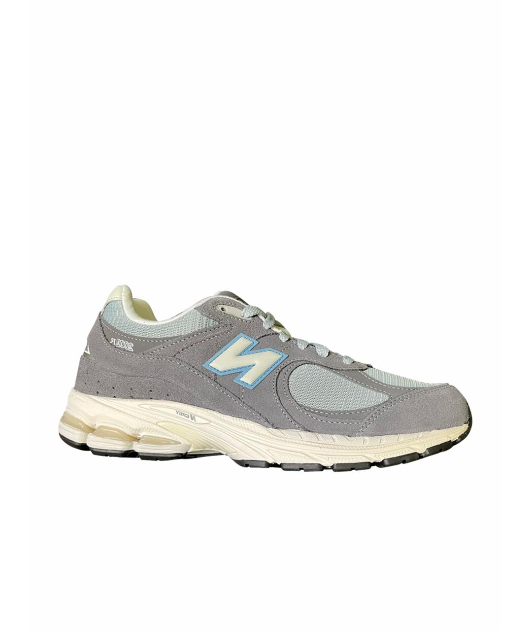 NEW BALANCE Серые текстильные низкие кроссовки / кеды, фото 1