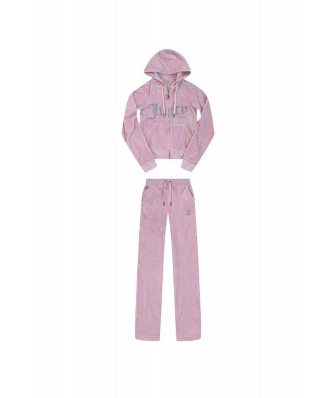 JUICY COUTURE Розовый полиэстеровый спортивные костюмы, фото 1