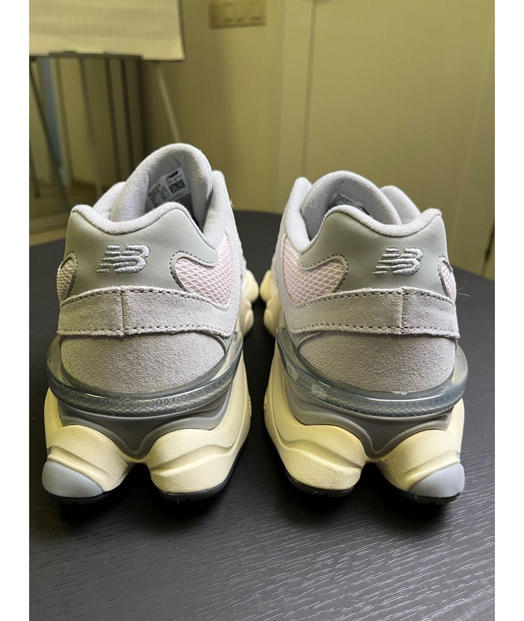 NEW BALANCE Бежевые текстильные низкие кроссовки / кеды, фото 4