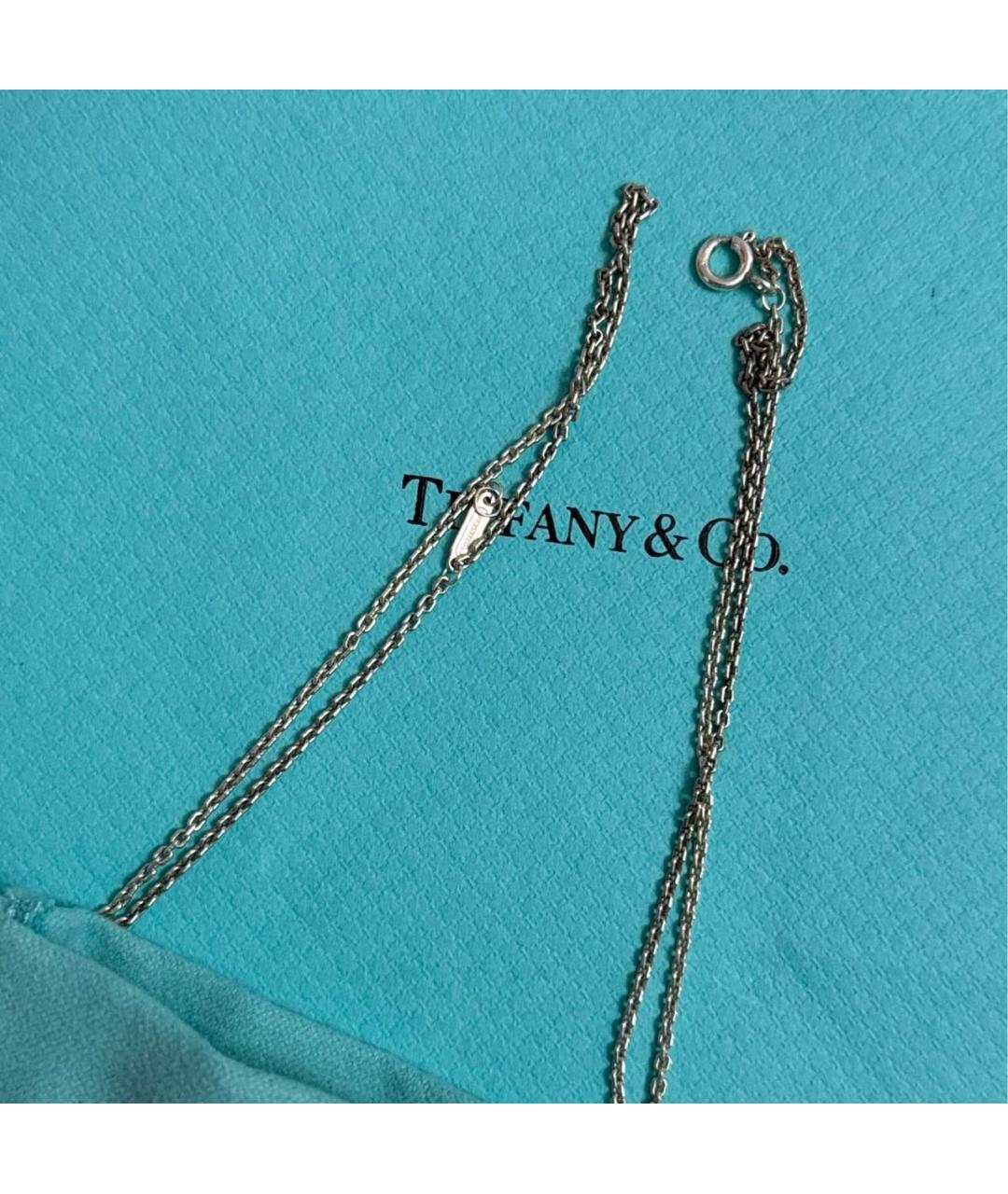 TIFFANY&CO Белая серебряная подвеска, фото 3