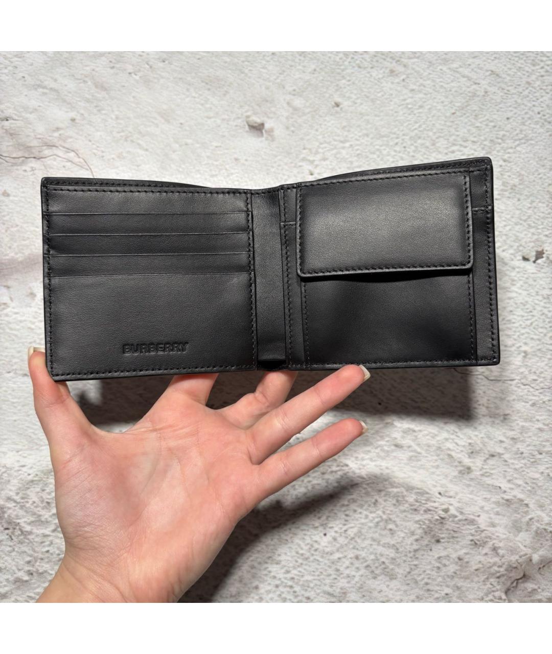 BURBERRY Кожаный кошелек, фото 4