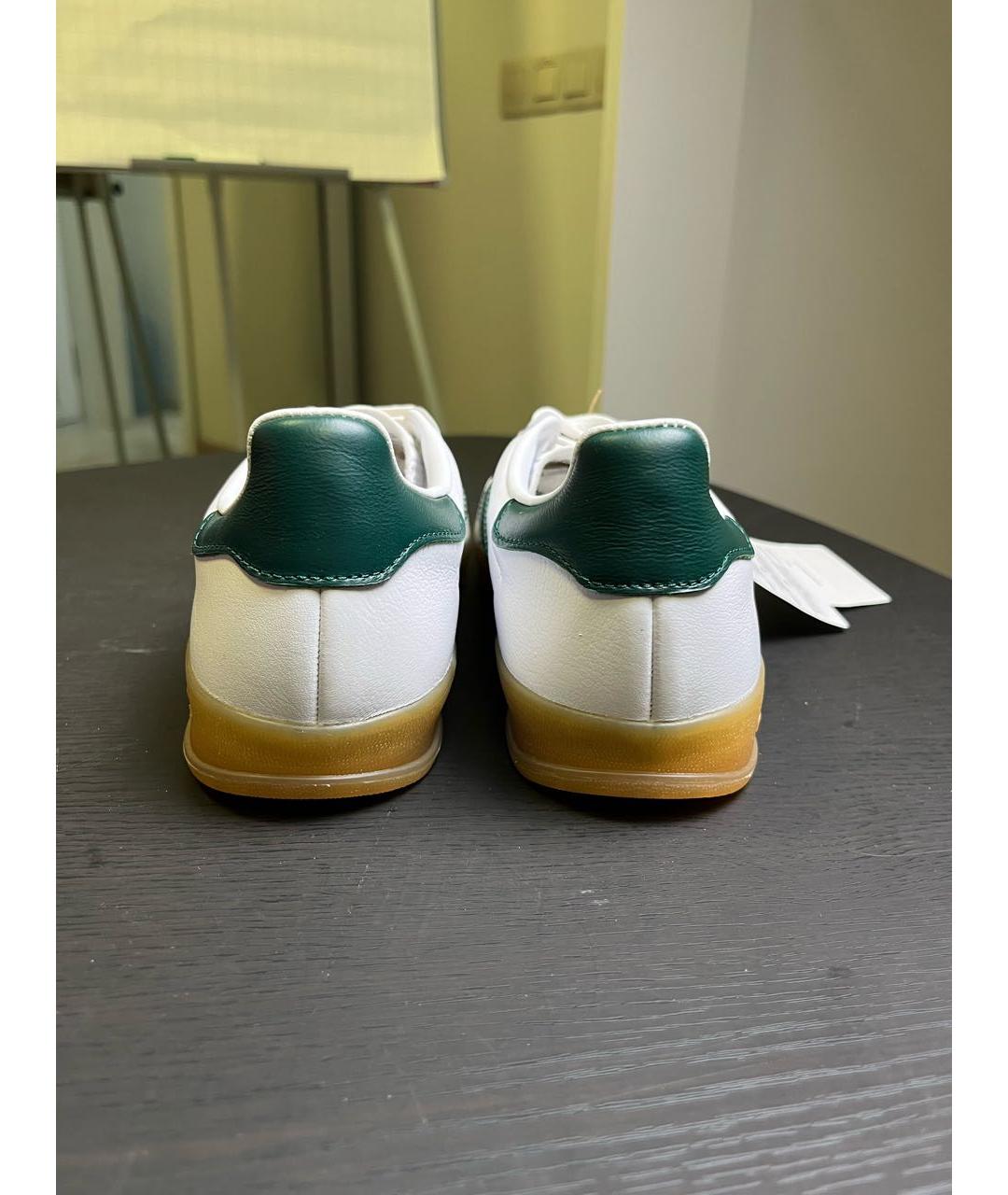 ADIDAS Белые кожаные кеды, фото 4