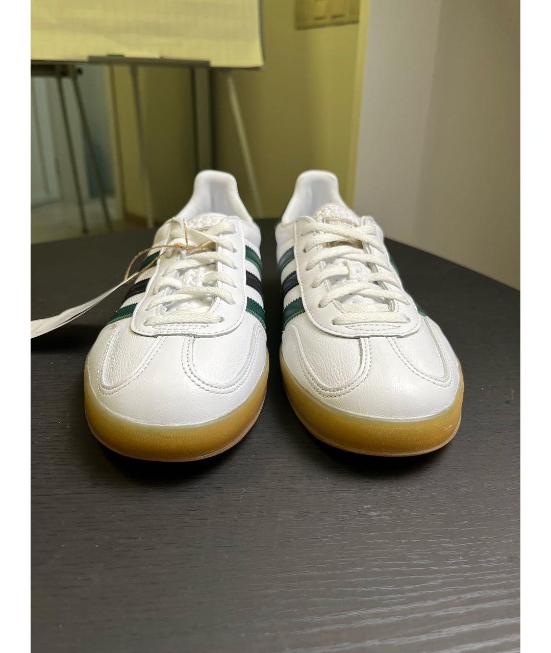 ADIDAS Белые кожаные кеды, фото 2
