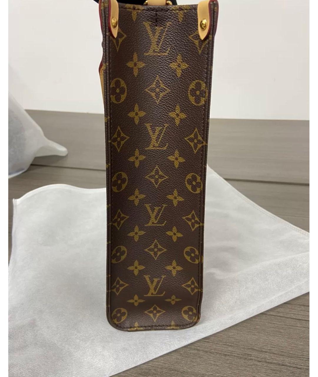 LOUIS VUITTON Коричневая сумка тоут, фото 5