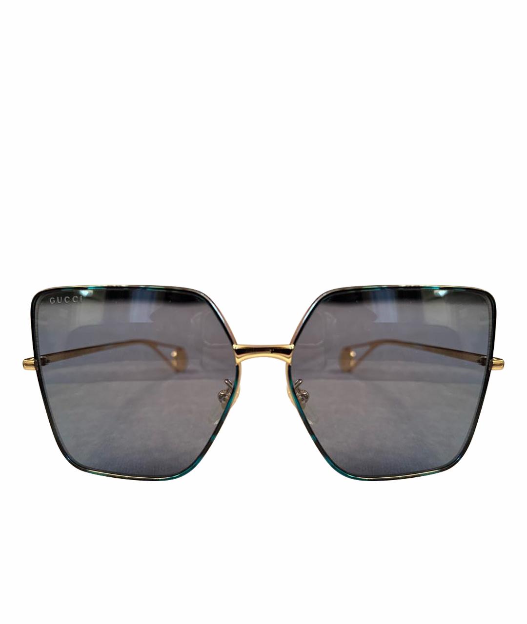 GUCCI Металлические солнцезащитные очки, фото 1