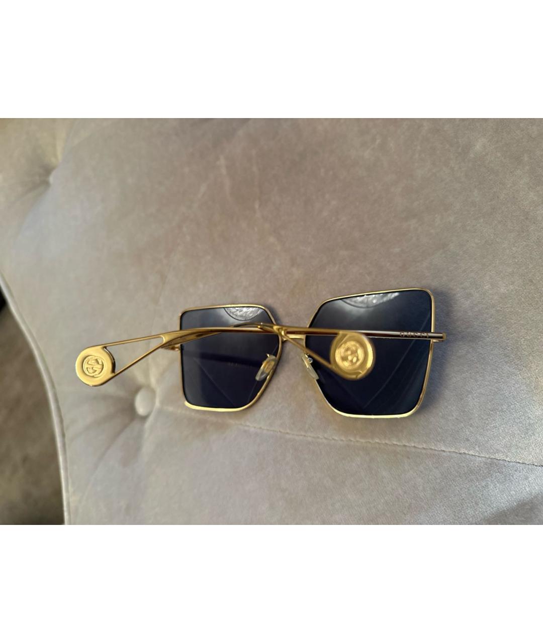 GUCCI Металлические солнцезащитные очки, фото 3