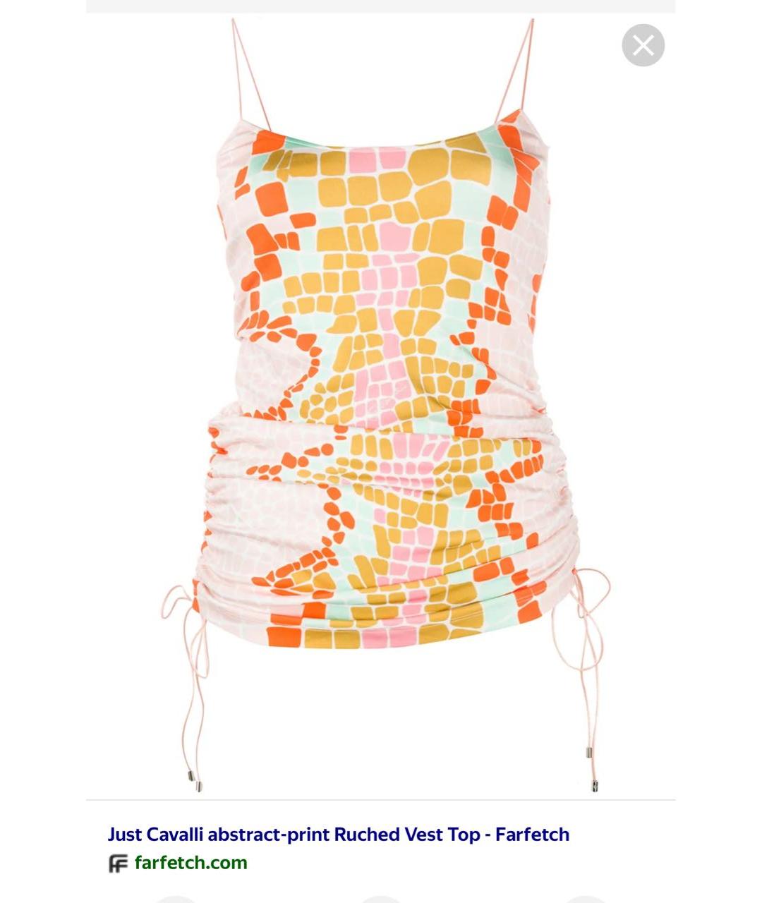 JUICY COUTURE Мульти хлопко-эластановое коктейльное платье, фото 5