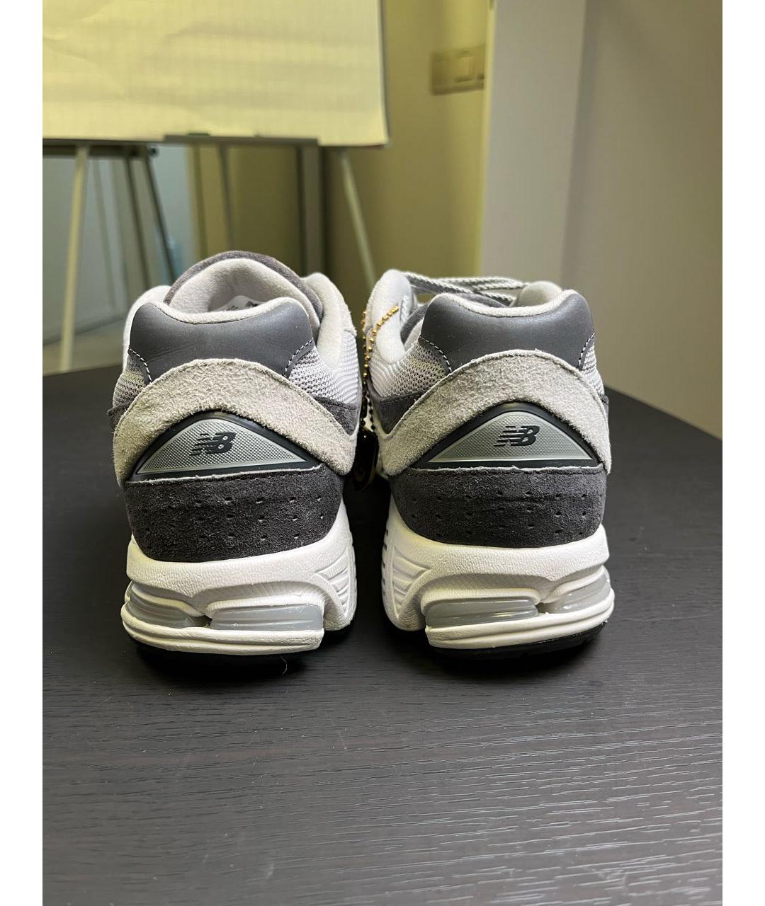 NEW BALANCE Серые замшевые низкие кроссовки / кеды, фото 4
