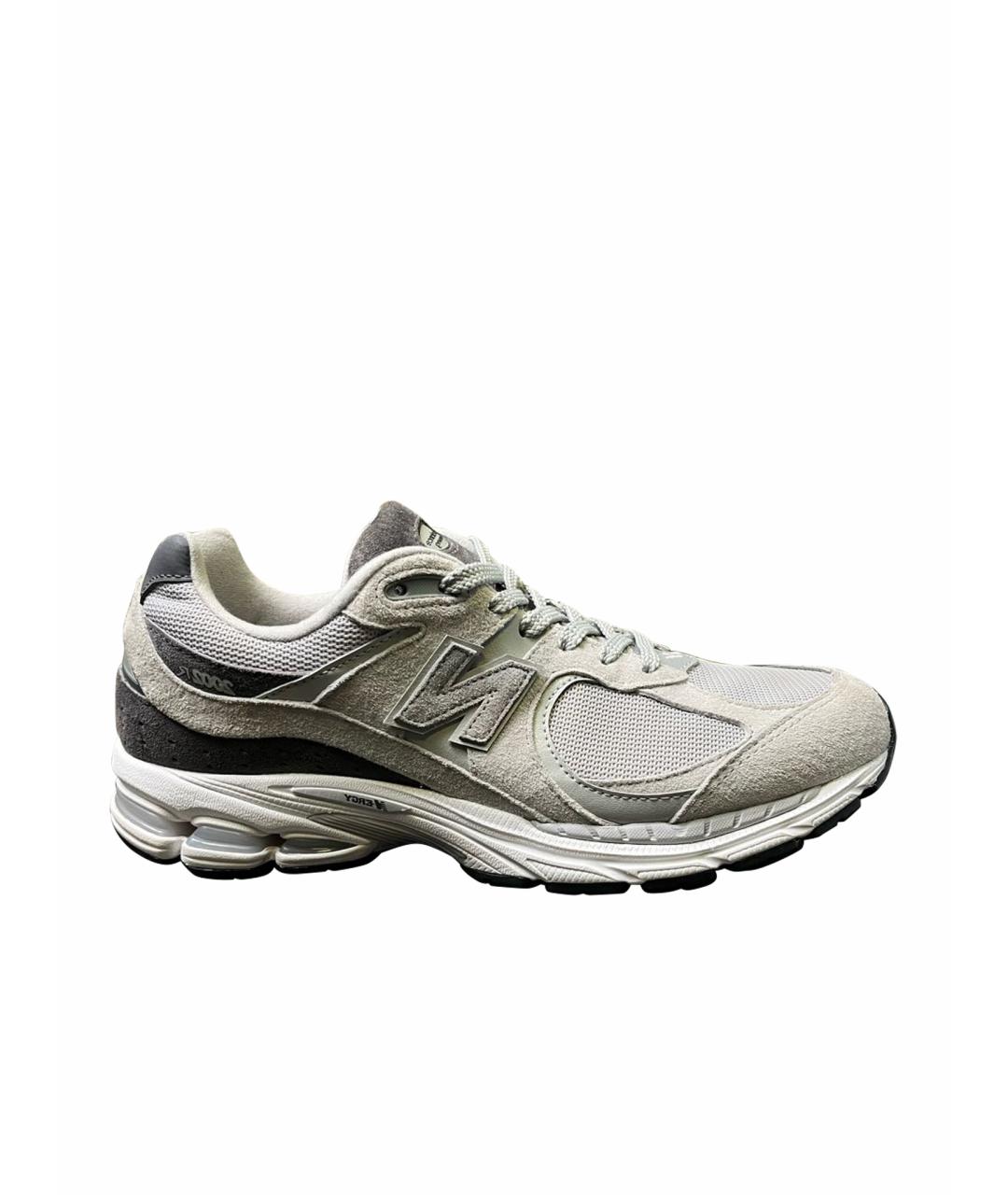 NEW BALANCE Серые замшевые низкие кроссовки / кеды, фото 5