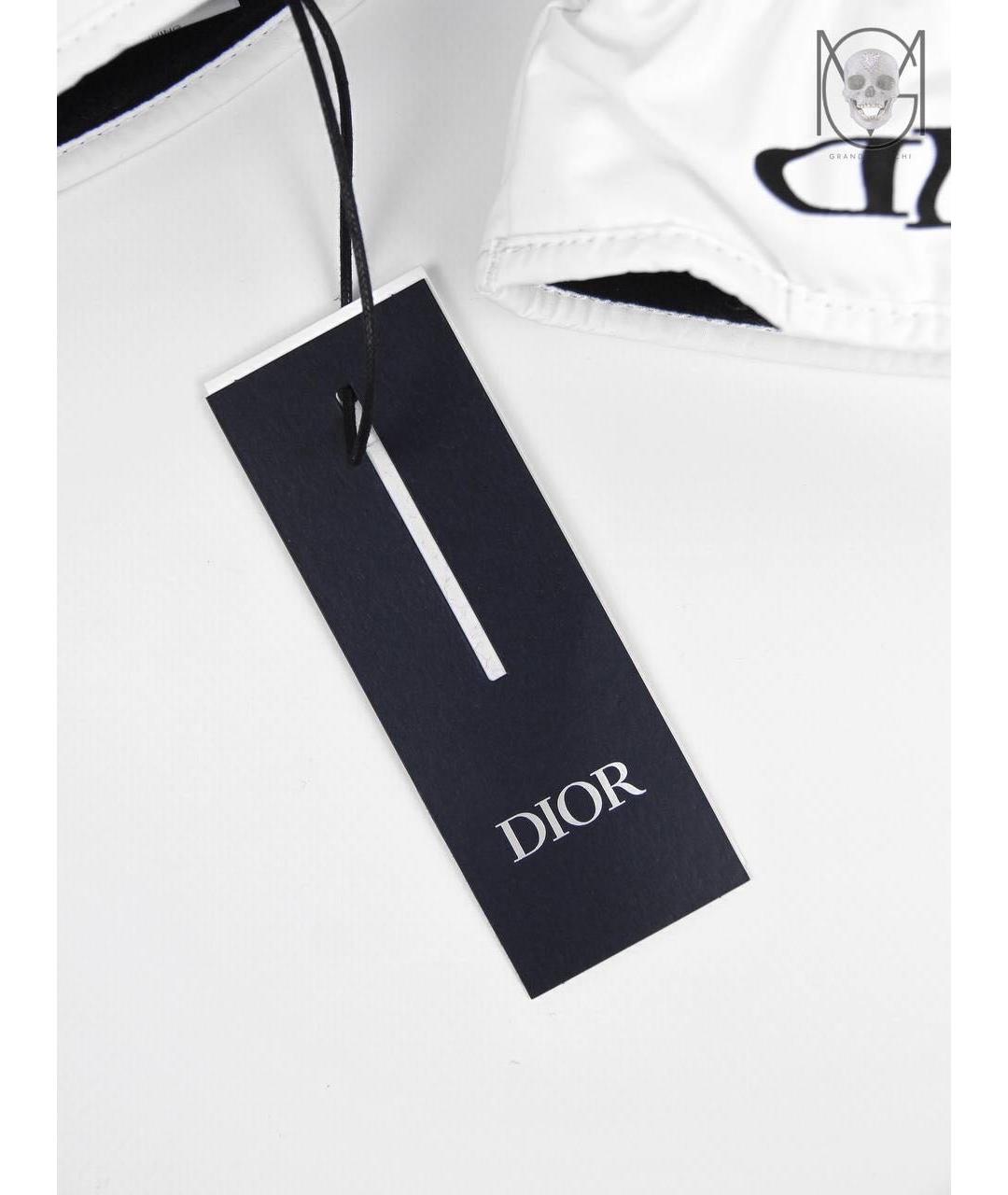 CHRISTIAN DIOR Белые синтетические перчатки, фото 4