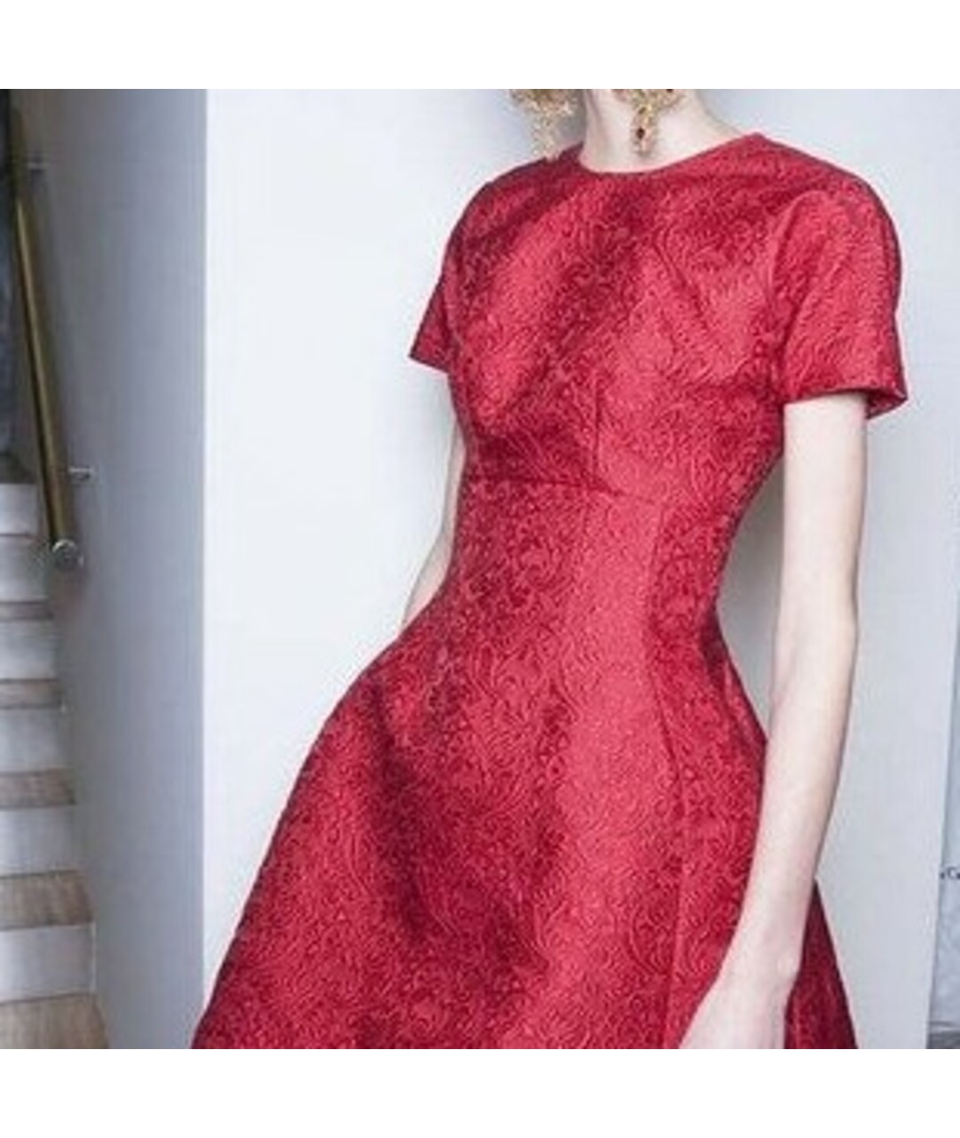 DOLCE&GABBANA Красное платье, фото 3