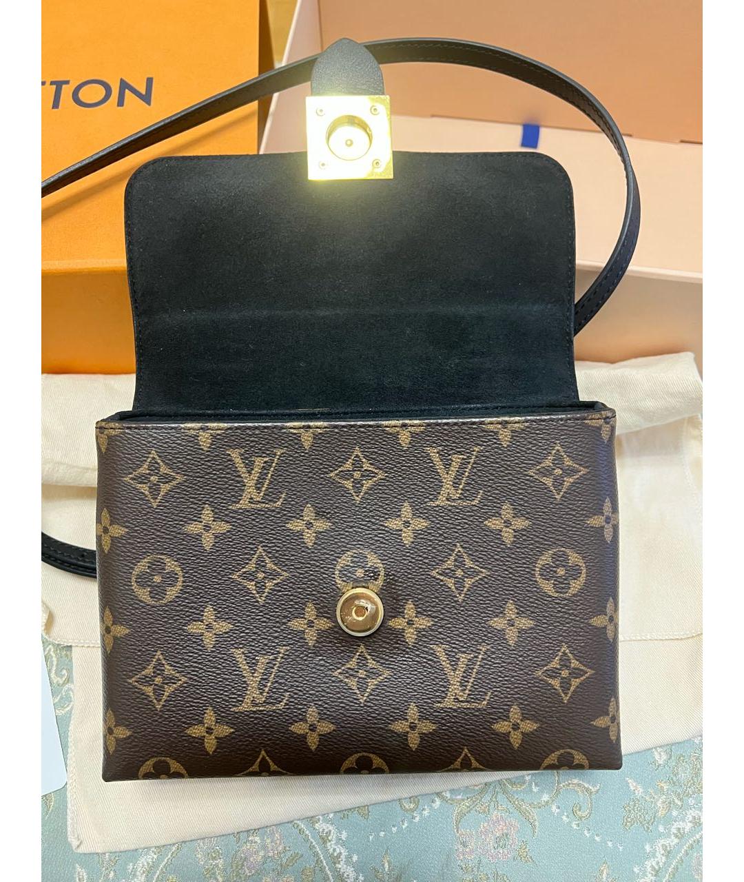 LOUIS VUITTON Коричневая сумка через плечо, фото 5