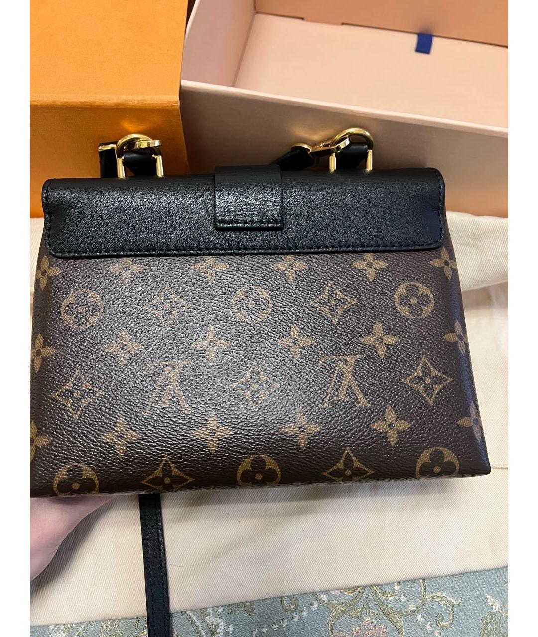 LOUIS VUITTON Коричневая сумка через плечо, фото 2