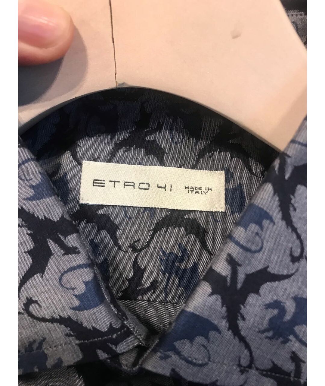 ETRO Мульти хлопковая кэжуал рубашка, фото 5