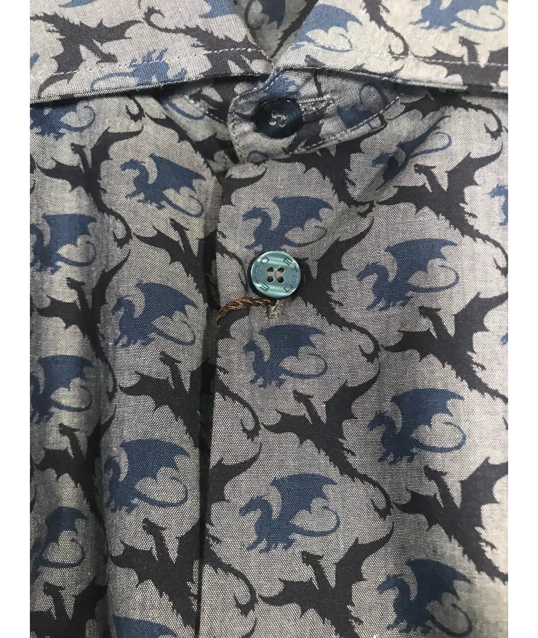 ETRO Мульти хлопковая кэжуал рубашка, фото 4