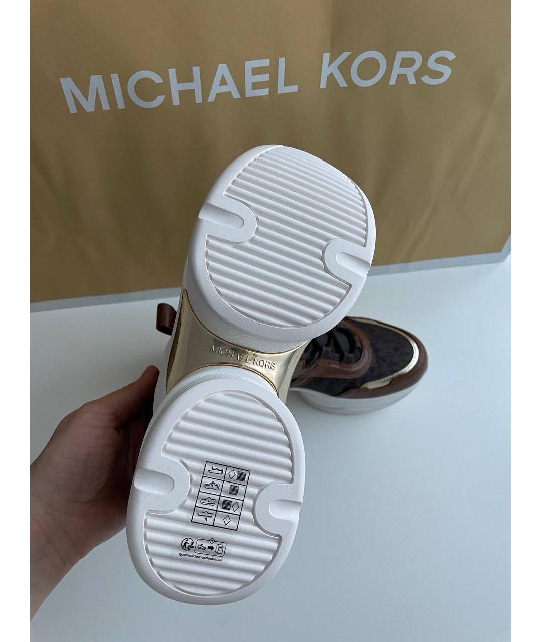 MICHAEL KORS Коричневые кроссовки, фото 6