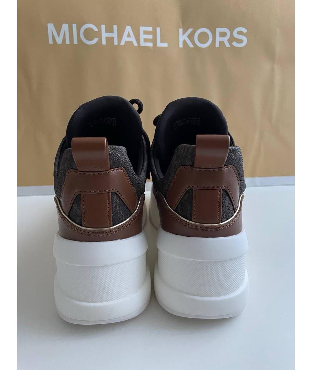 MICHAEL KORS Коричневые кроссовки, фото 4