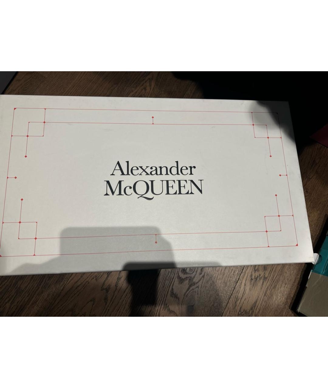 ALEXANDER MCQUEEN Черные кожаные сапоги, фото 7