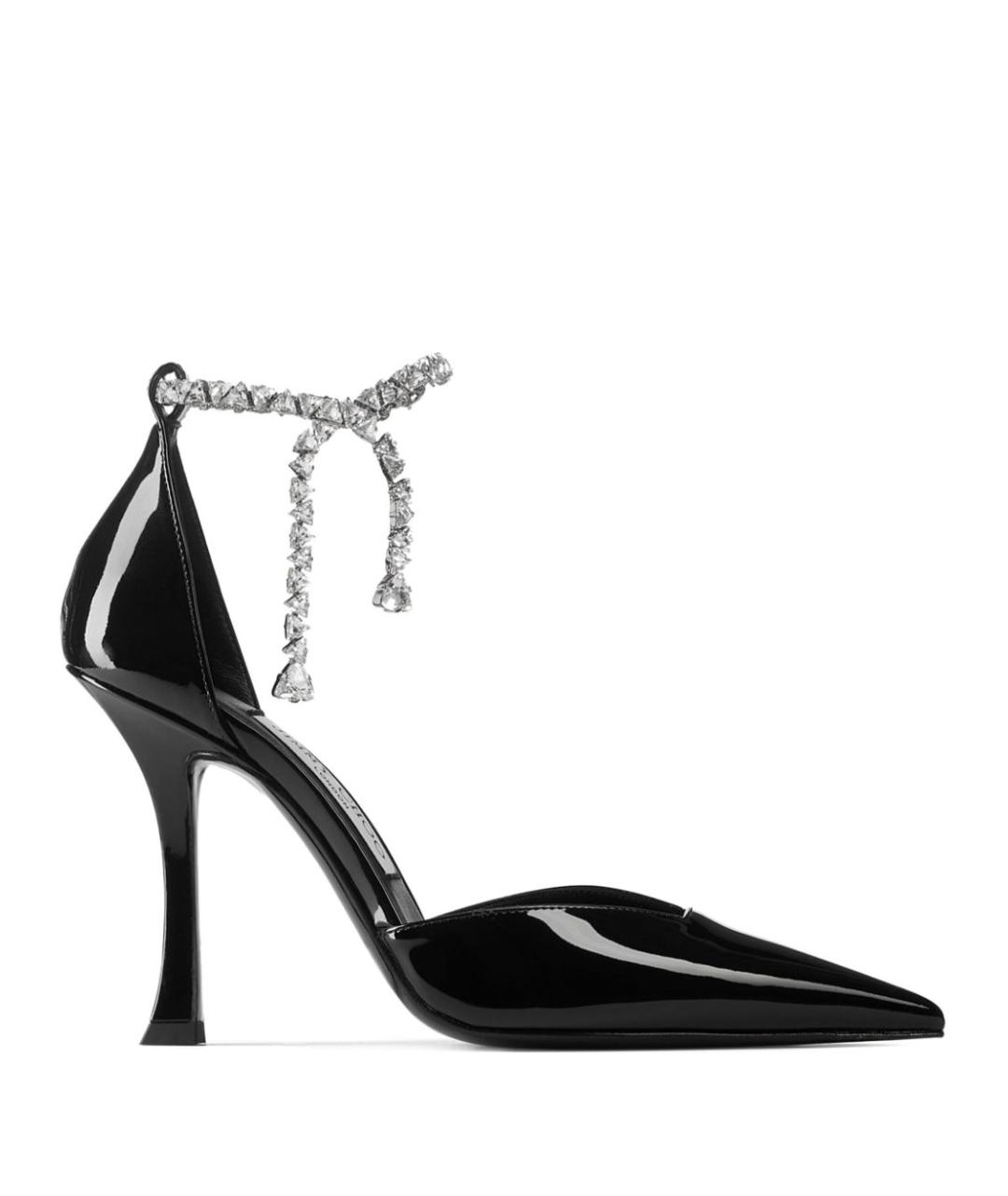 JIMMY CHOO Черные туфли из лакированной кожи, фото 1