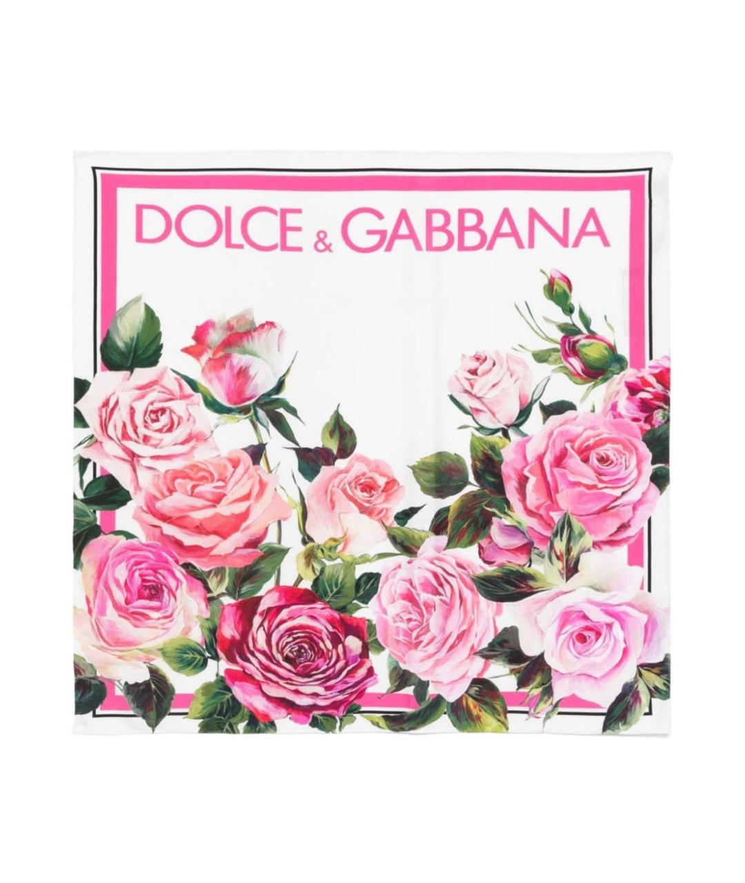 DOLCE&GABBANA Мульти шелковый платок, фото 1