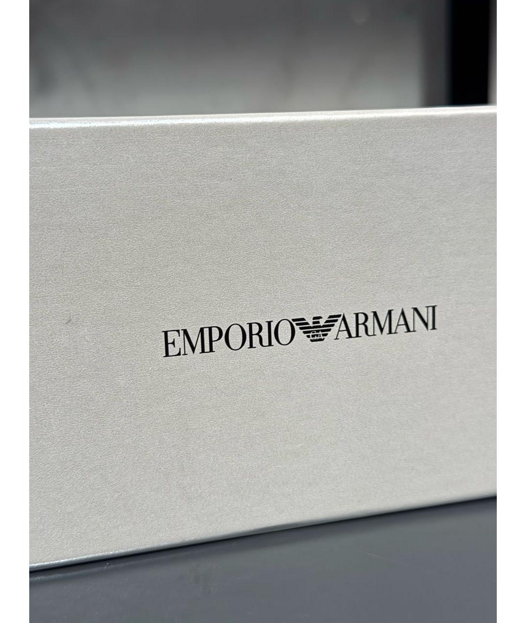 EMPORIO ARMANI Черный кошелек, фото 4