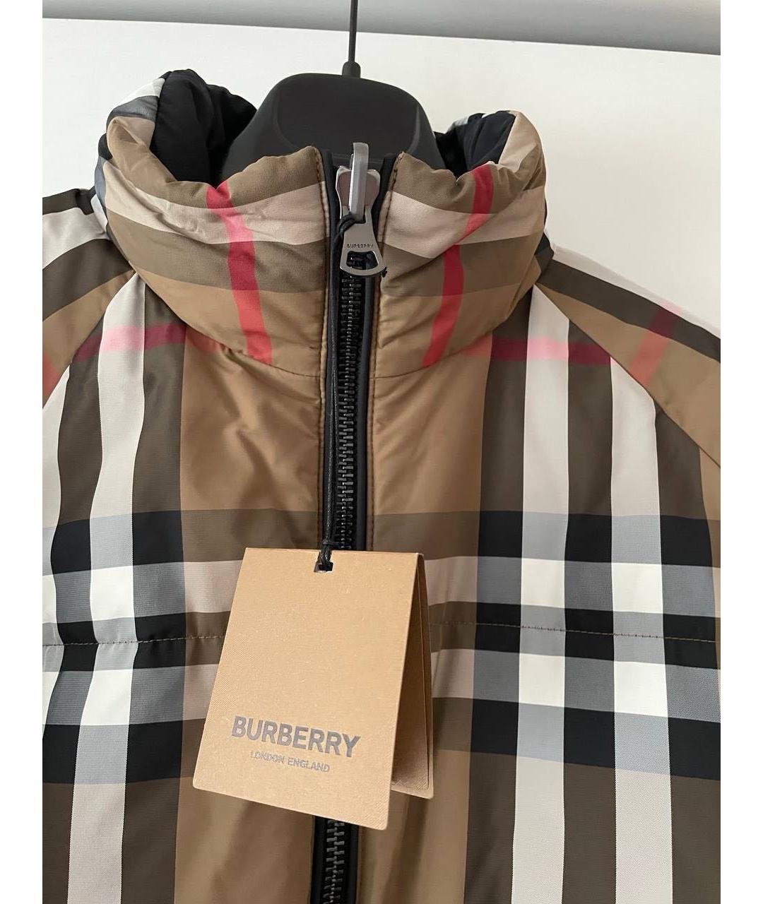 BURBERRY Полиамидовая куртка, фото 7