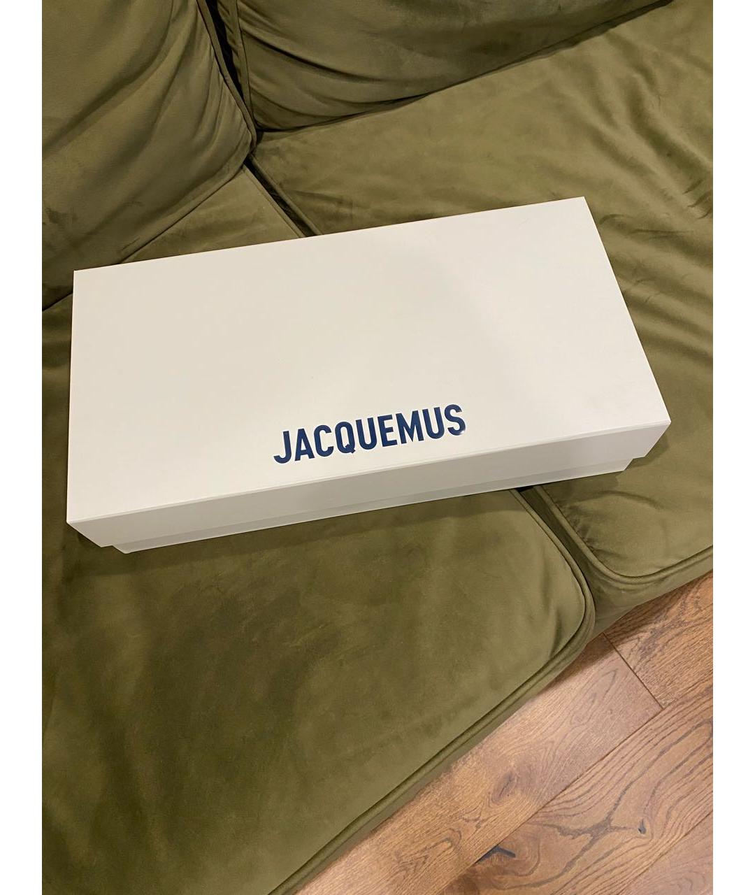 JACQUEMUS Синяя деним сумка через плечо, фото 6