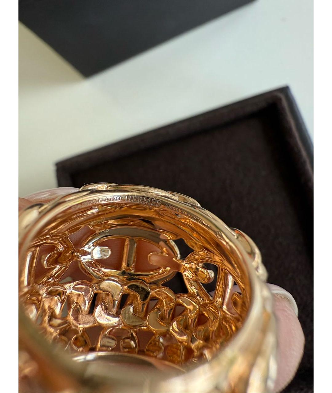 HERMES Золотое кольцо из розового золота, фото 7