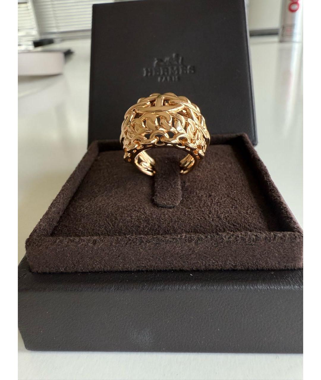 HERMES Золотое кольцо из розового золота, фото 6