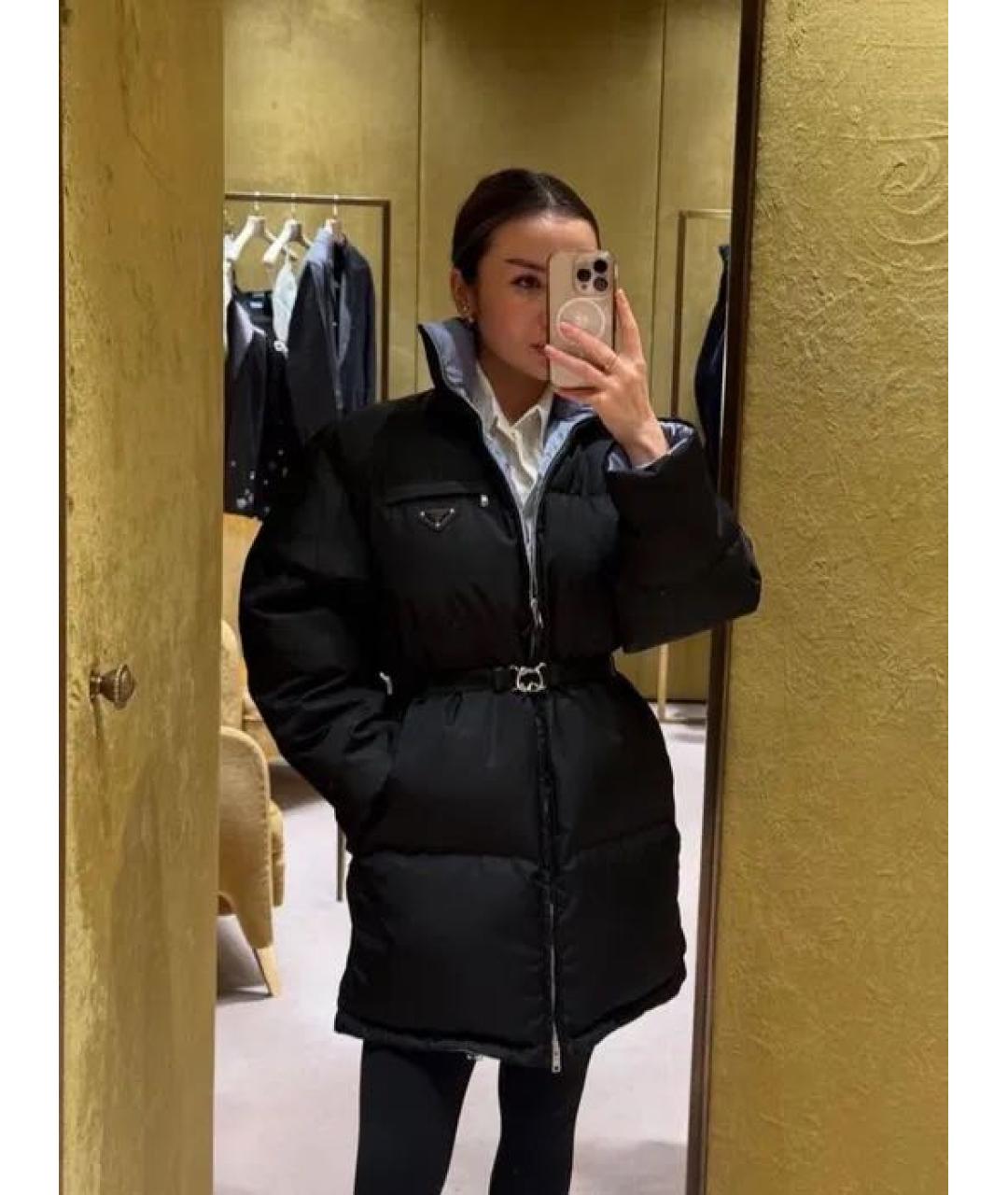 PRADA Черный пуховик, фото 5