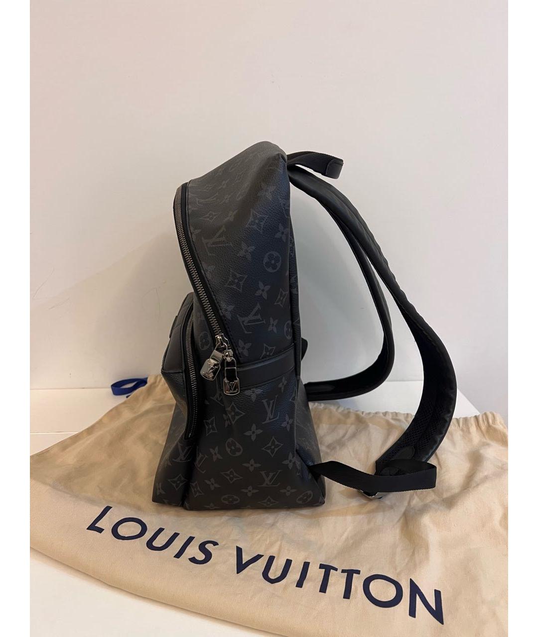 LOUIS VUITTON Антрацитовый рюкзак, фото 8