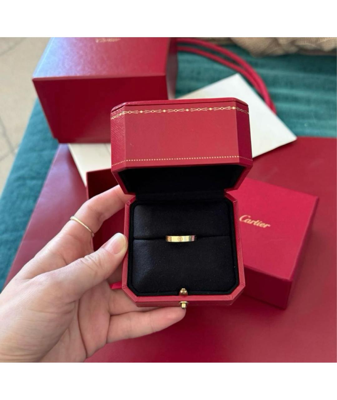 CARTIER Желтое кольцо из желтого золота, фото 2