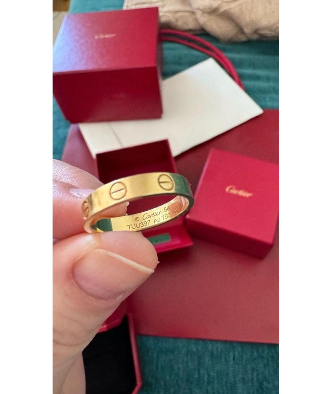 CARTIER Желтое кольцо из желтого золота, фото 3